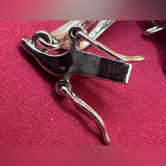 Real natural diamond on sterling silver 7.5” Kay jeweler bracelet - Picture 9 of 17